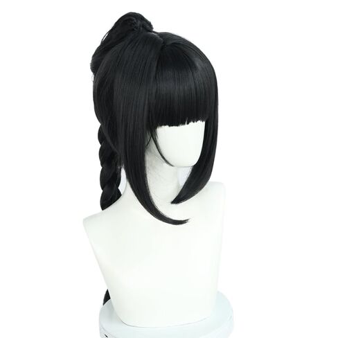 Long Ponytails Halloween Anime Cosplay Hair Wigs for Women (Dark) in Saudi Arabia