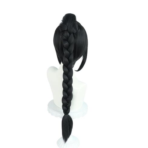 Long Ponytails Halloween Anime Cosplay Hair Wigs for Women (Dark) in Saudi Arabia