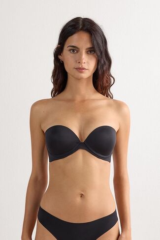 Intimissimi Woman's Anna Bandeau Bra in Ultralight Microfiber in Saudi Arabia