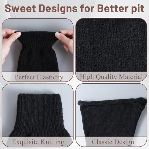 Leg Warmers Y2K Harajuku Knit Flared Leg Warmers for Women Girls Legwarmers Cute Lolita Gyaru Goth Accessories in Saudi Arabia