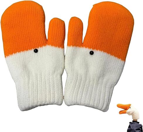Silly Goose Mittens, Silly Goose Gloves, Funny Novelty Animal Gloves with Thermal Soft Lining, Ideal Gift for Women in Saudi Arabia