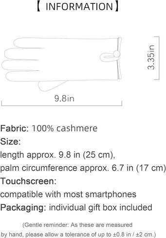 100% Pure Cashmere Knit Touchscreen Gloves for Women Elegant Bow Full Finger Soft Warm Winter in Saudi Arabia