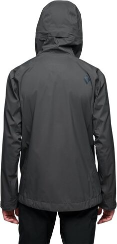 Black Diamond Mens Highline Stretch Shell - Waterproof/Breathable Rain Jacket, Anthracite, Small in Saudi Arabia