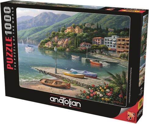 Anatolian Puzzle - Coastal Town at Sunset, 1000 Piece Jigsaw Puzzle, #1098 in Saudi Arabia