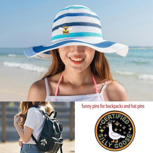 4Pcs Funny Enamel Pins Cool Pins Set for Backpacks Hats Bags Coats, Novelty Unique Cute Button Pins Bulk Are a Women and Men Fashion Jewelry Accessories in Saudi Arabia