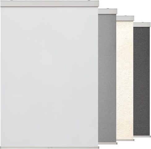 Free Stop Cordless Roller Shades Semi-Opaque Blackout Blinds for Windows Room Darkening Rolled Up and Down Shades, UV Protection Window Shades Door Blinds for Home and Office (35“ W x 72" H, White) in Saudi Arabia