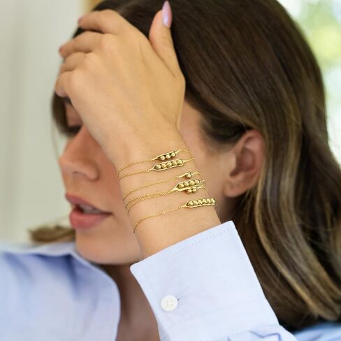 EVE'S ADDICTION 3 Peas in a Pod Bracelet - Gifts for Mom in Saudi Arabia