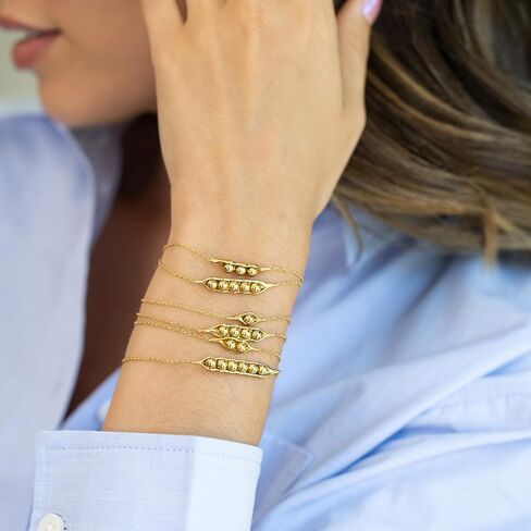 EVE'S ADDICTION 3 Peas in a Pod Bracelet - Gifts for Mom in Saudi Arabia