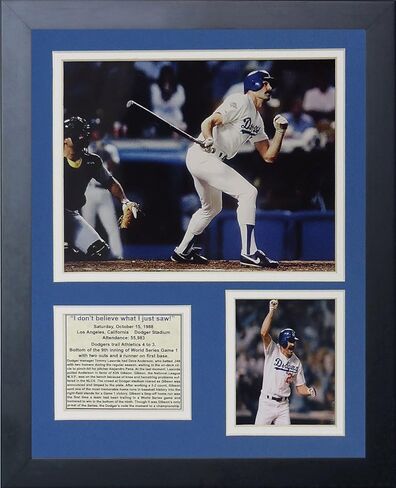 Kirk Gibson 11" x 14" Framed Photo Collage by Legends Never Die, Inc. in Saudi Arabia