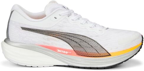 PUMA Mens Deviate Nitro 2 Running Sneakers Shoes - White - Size 10 M in Saudi Arabia