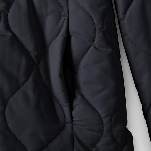 Lands' End Womens FeatherFree Onion Quilted Insulated Jacket Black Regular Large in Saudi Arabia