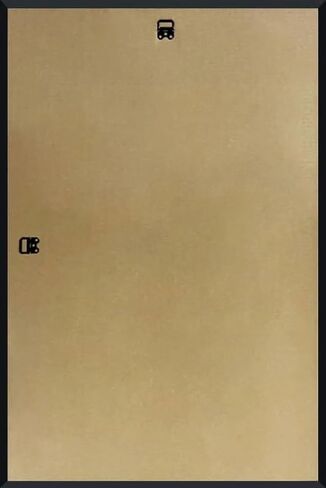 إطار صورة أسود مقاس 24 × 36 - إطار صورة مسطح مثبت على الحائط للملصقات والمطبوعات وديكور المنزل in Kuwait
