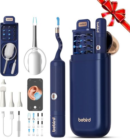 كاميرا أداة إزالة شمع الأذن، منظف الأذن المقاوم للماء IP67 مع الكاميرا، مزيل شمع الأذن البصري، مجموعة تنظيف الأذن للبالغين والأطفال من العائلة in Kuwait