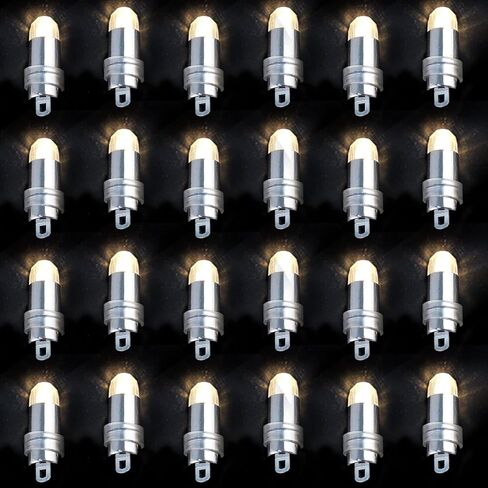 Non-Blinking Water Proof LED Mini Light Light up Paper Lanterns,Balloons,or Vase for Birthday Party or Wedding Decoration (Warm White, Pack of 24) in Saudi Arabia