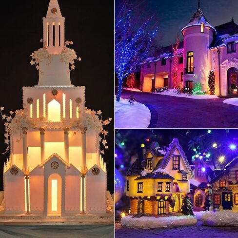 Non-Blinking Water Proof LED Mini Light Light up Paper Lanterns,Balloons,or Vase for Birthday Party or Wedding Decoration (Warm White, Pack of 24) in Saudi Arabia