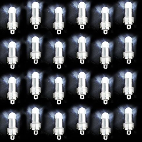 Non-Blinking Water Proof LED Mini Light Light up Paper Lanterns,Balloons,or Vase for Birthday Party or Wedding Decoration (Warm White, Pack of 24) in Saudi Arabia