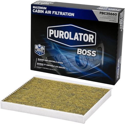 فلتر هواء المقصورة المتقدم Purolator C35660 PurolatorONE متوافق مع سيارات مختارة من كيا وهيونداي in Saudi Arabia