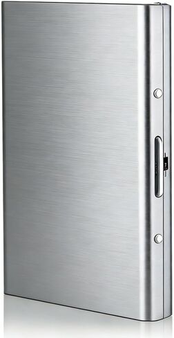 Slim Stainless Steel Metal Card Box Wallet - RFID Blocking Credit Card Holder & ID Protector for Women & Men, Holds Credit/Debit/Business/ID Cards(Black 10 grid) in Saudi Arabia