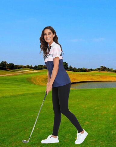 Polo Shirts for Women, V-Neck Business Casual Tops for Women Sport Shirts in Saudi Arabia