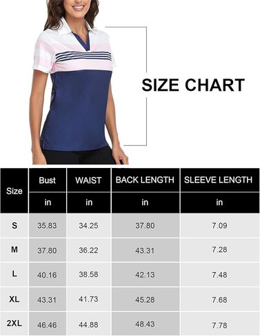 Polo Shirts for Women, V-Neck Business Casual Tops for Women Sport Shirts in Saudi Arabia