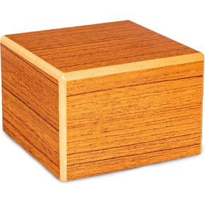 جرار شاتو - مجموعة المجتمع - جرة حرق الجثث التذكارية بإطار الصور - صندوق تذكاري للرماد - صغير (يصل إلى 46 رطلاً) - لمسة نهائية من الكرز in Kuwait