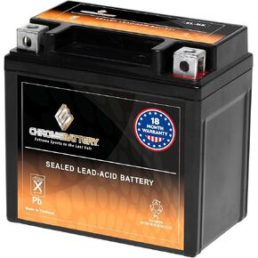 Chrome Battery YTX30L-BS Maintenance Free Replacement Battery for ATV, Motorcycle, Snowmobile, and UTV: 12 Volts, 3 Amps, 30Ah, Nut and Bolt (T3) Terminal in Kuwait
