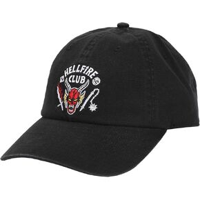 Bioworld Stranger Things Hellfire Club Black Unstructured Baseball Cap in Kuwait