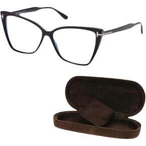 Tom Ford FT5844-B Cat Shape Eyeglass Frame With Luxury Eyewear Kit in Saudi Arabia