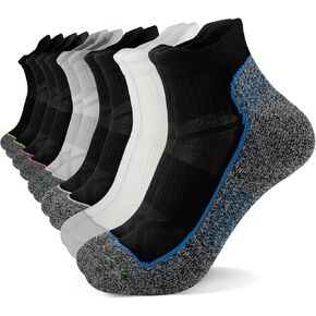 fenglaoda Compression Ankle Socks for Women & Men 6 Pairs– Low Cut Running Socks with Arch Support, Cushioned Sole & Heel Tab in Saudi Arabia