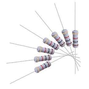 uxcell 50 قطعة مقاومة 820 أوم، 1 وات 5% مقاومات غشاء أكسيد معدني، رصاص محوري، مقاوم للهب للمشروعات والتجارب الإلكترونية التي تصنعها بنفسك in Kuwait