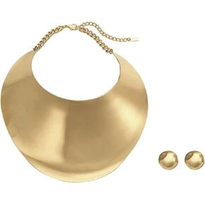 قلادات ذهبية للنساء قلادة ذهبية وفضية مكتنزة مجوهرات مصرية للنساء والرجال مجموعات مجوهرات ذهبية إكسسوارات هدية in Kuwait