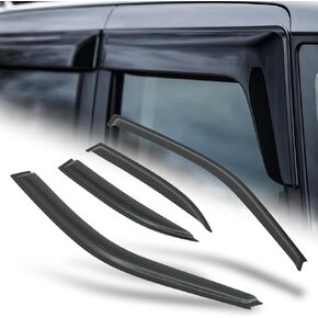 M-AUTO Window Visors Rain Guards Shields Compatible with 98-04 Nissan Frontier, Tape-On, 2 PCs in Kuwait