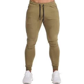 سراويل رياضية للركض للرجال من GYMELITE، سراويل رياضية للركض، سراويل رياضية للتدريب غير رسمية مع جيوب بسحاب، سراويل مدببة in Kuwait
