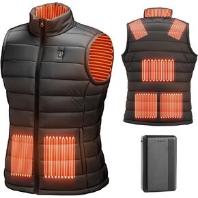 VEVOR Heated Vest,Men Electric Heating,Lightweight Rechargeable Winter-Jacket with 3 Levels in Saudi Arabia