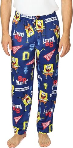 Nickelodeon mens Pajama Pants, Lounge Bottoms With Drawstring, Ultra-soft & Comfortable in Saudi Arabia