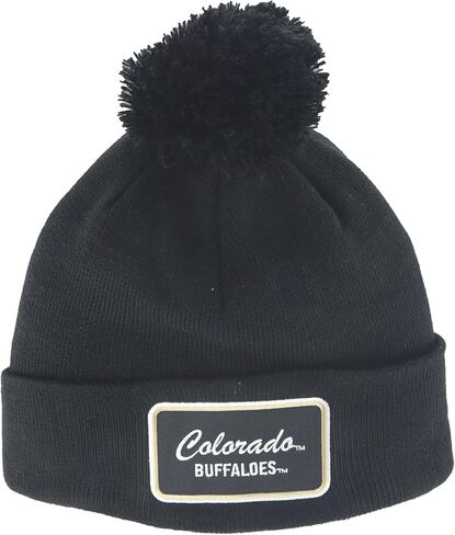 ZHATS NCAA Officially Licensed Pom Beanie Patch Brick Team Color in Saudi Arabia
