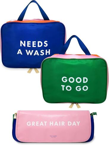 kate spade new york Hair Styling Tools Travel Organizer Bundle with Double Sided Packing Cube in Saudi Arabia