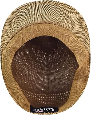 Kangol Unisex-Adult's Ventair 504 Cap, tan, XL in Saudi Arabia