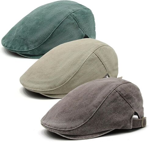 قبعات موزع الصحف للرجال قبعة مسطحة كلاسيكية من القطن المغسول للرجال قبعة Ivy Hat Gatsby Driver Cap للنساء in Kuwait