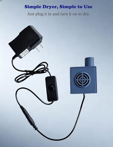 مجفف خرطوم CPAP مع مفتاح تشغيل/إيقاف لأنابيب الماكينة Resmed Airsense 10 11، مروحة منفاخ منظف Cpap، مجموعة تنظيف أنبوب Cpap تساعد على خرطوم التجفيف السريع، مستلزمات Cpap in Kuwait