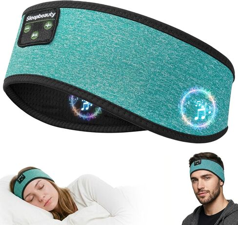 Bluetooth 5.2 Sleep Headphones, Wireless Headband Headphones with HD Stereo Speakers, Sports Earphones for Sleeping, Running, Yoga, Ideal Gifts for Men, Women, Teens in Saudi Arabia