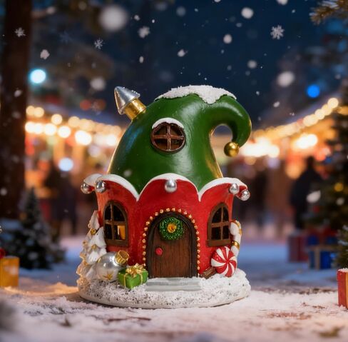 سانتا كلوز ديكور التماثيل الراتنج عيد الميلاد سانتا مضاءة الزينة داخلي متوهجة ثلج أدى ضوء داخلي عيد الميلاد الديكور للمنزل مكتب الجدول عيد الميلاد حزب زخرفة هدية in Kuwait