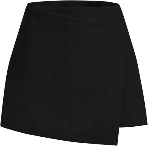 Women's Wrap Mini Skirt Dressy Casual High Waisted Bodycon Skort Going Out Skirts in Saudi Arabia