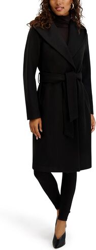 kensie womens Outerwear Knit Faux Wool Jacket With Belted Waist in Saudi Arabia