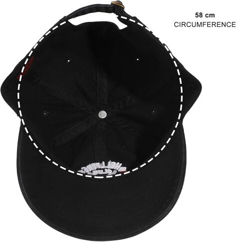 Bioworld Stranger Things Hellfire Club Black Unstructured Baseball Cap in Kuwait