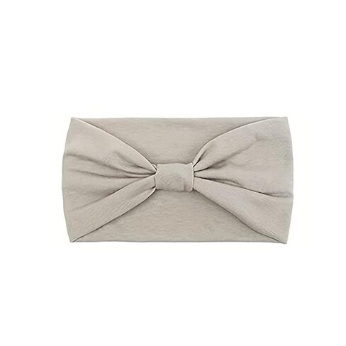 3 Pcs Hairbands for Women Workout Yoga Twisted Knotted Wide Headbands Soft Fashion Elastic Solid Headwrap Lady’s Sports Hair Accessories Band(Beige,Black,Gray) in Saudi Arabia
