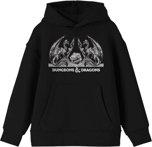 سترة Bioworld Dungeons & Dragons Mirror Dragons للأولاد باللون الأسود in Kuwait