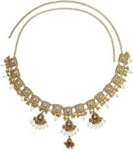 سلسلة الجسم الهندية للنساء مطلية بالذهب سلسلة الخصر قابل للتعديل البطن بوهو Jhumka حزام مثير بيكيني الشاطئ مجوهرات كريستال الخرزة الجسم مجوهرات الهبي الزفاف الصيف الموسيقى مهرجان الملحقات in Saudi Arabia