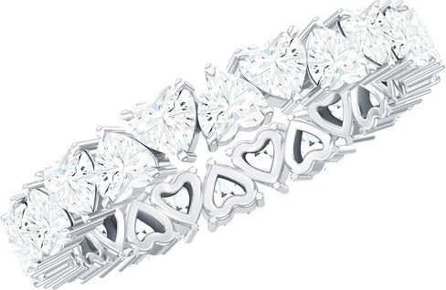 خاتم الخلود الماسي المعتمد من Lab Grown Diamond للنساء، جودة EF-Vs، خاتم القلب الماسي - مع صندوق مجوهرات in Saudi Arabia