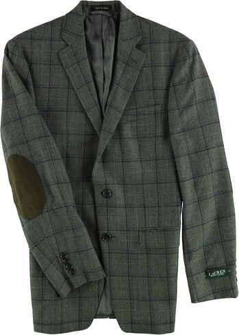 Ralph Lauren Mens Windowpane Two Button Blazer Jacket in Saudi Arabia